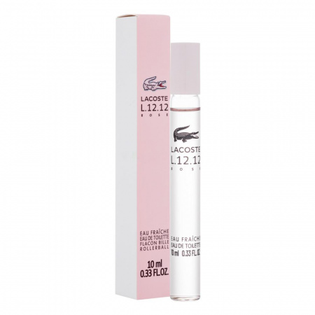 Eau De Lacoste L.12.12 Rose Eau Fraiche (т. в.) edt 10ml ручка (шарик.) roll ж
