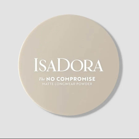 IsaDora Пудра для лица компактная The No Compromise Matte матовая 8g №60