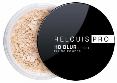 Relouis пудра для лица рассыпчатая Relouis Pro HD Blur Effect фиксирующая с эффектом блюра 10г №01