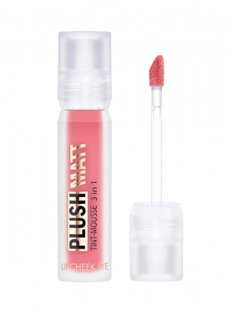 Luxvisage Тинт-мусс для губ 3 in 1 Plush Matt 3ml №303